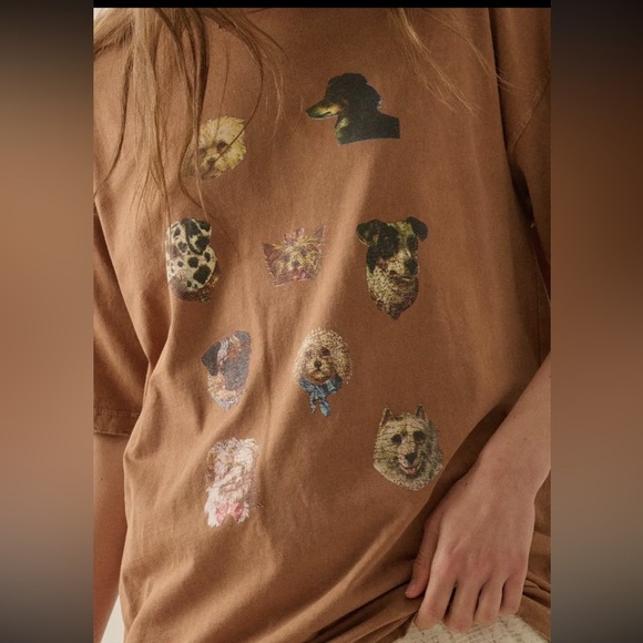 Promesa ❤️❤️ Distressed Graphic Dog Tee - Picture 3 of 5